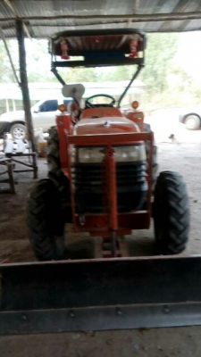 ขายรถไถคูโบต้าL3408อุปกรณ์ดันหน้าผานหกโรตารี่1.60เครื่องหยอดข้าวหกแถวเล่มทะเบียนพร้อม