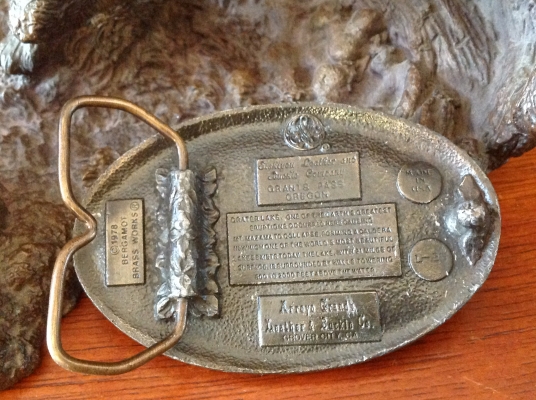 ขายหัวเข็มขัด Vintage Crater Lake National Park , OREGON 1978