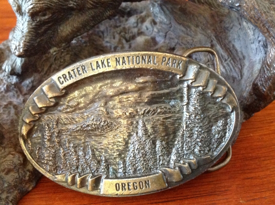 ขายหัวเข็มขัด Vintage Crater Lake National Park , OREGON 1978