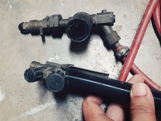 พ่นไฟพร้อมสายทั้งชุด SIEVERT