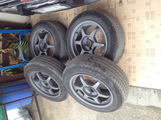 ขายล้อแม็คP1ขอบ15"พร้อมยางหล่อๆ