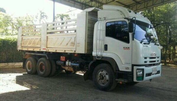 ขายรถบรรทุกสิบล้อดัมพ์ ISUZU เครื่อง 300 แรง ปี 54 กระบะดัมพ์สามมิตร รถสวยพร้อมใช้งาน