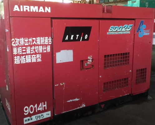 ขายเครื่องปั่นไฟสภาพดี มือสองจากญี่ปุ่น พร้อมใช้งาน