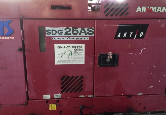 ขายเครื่องปั่นไฟสภาพดี มือสองจากญี่ปุ่น พร้อมใช้งาน