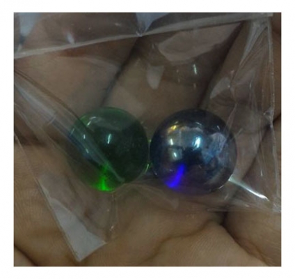 ลูกแก้วจักรพรรดิ์ 2 ลูก หลวงปู่ดู่ หลวงตาม้า สายพระโพธิสัตย์