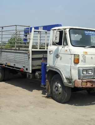 หกล้อ ฮีโน่ KM545 WO4D117แรง เครน TANADO 2.5ตัน ช่วงยาว5ม สภาพดีเดิมๆพร้อมใช้ เล่มทะเบียนพร้อมโอน