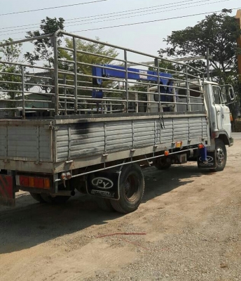 หกล้อ ฮีโน่ KM545 WO4D117แรง เครน TANADO 2.5ตัน ช่วงยาว5ม สภาพดีเดิมๆพร้อมใช้ เล่มทะเบียนพร้อมโอน