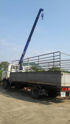 หกล้อ ฮีโน่ KM545 WO4D117แรง เครน TANADO 2.5ตัน ช่วงยาว5ม สภาพดีเดิมๆพร้อมใช้ เล่มทะเบียนพร้อมโอน