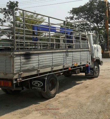 หกล้อ ฮีโน่ KM545 WO4D117แรง เครน TANADO 2.5ตัน ช่วงยาว5ม สภาพดีเดิมๆพร้อมใช้ เล่มทะเบียนพร้อมโอน