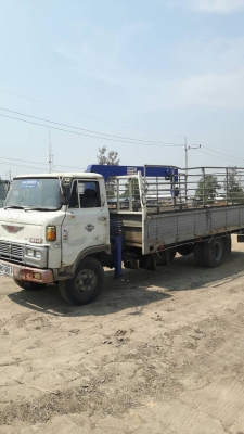 หกล้อ ฮีโน่ KM545 WO4D117แรง เครน TANADO 2.5ตัน ช่วงยาว5ม สภาพดีเดิมๆพร้อมใช้ เล่มทะเบียนพร้อมโอน