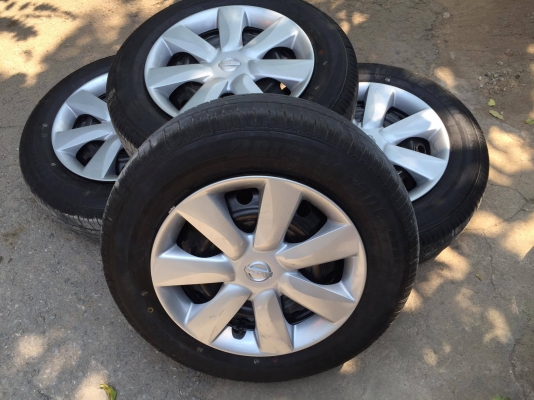 ขายล้อกระทะพร้อมยางขอบ14 4ล้อ ราคา 5,000 บาท