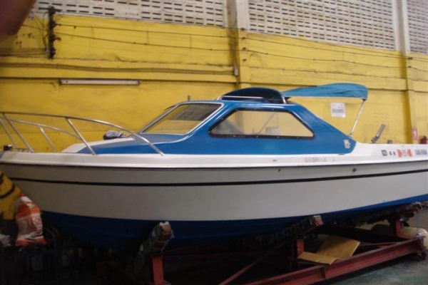 ขาย เรือ yamaha norman 20ฟุต เก็บสีใหม่