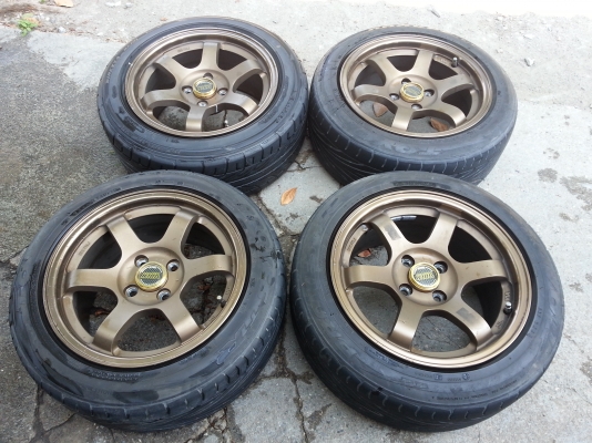 ขอบ15 te37 พร้อมยางปี13 สวยๆ