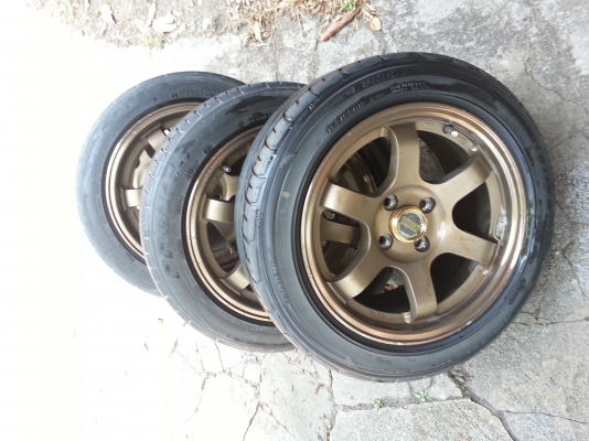 ขอบ15 te37 พร้อมยางปี13 สวยๆ