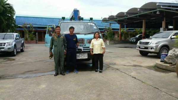 รถบรรทุกติดเครนยี่ห้อ ISUZU    รุ่น KS22 เครน TADANO  110 แรงม้า ปีจดทะเบียน 2524