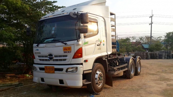 10ล้อหัวลาก HINO 500-360 ปี55 ติดก็าซ NGV โรงงานใมล์448789