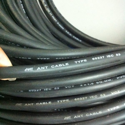 สายไฟ VCT ขนาด 2x1.5 SQ.MM