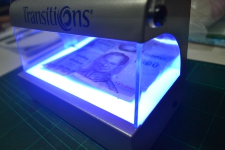 เครื่องตรวจเช็คลายน้ำแบ้งค์ปลอม มีทั้งหมด20ตัว