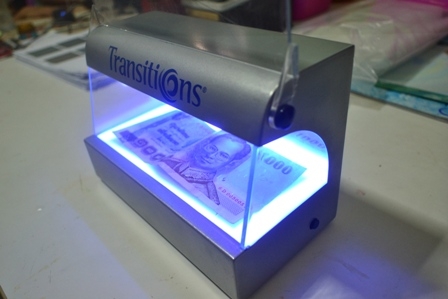 เครื่องตรวจเช็คลายน้ำแบ้งค์ปลอม มีทั้งหมด20ตัว