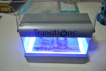 เครื่องตรวจเช็คลายน้ำแบ้งค์ปลอม มีทั้งหมด20ตัว