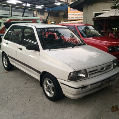 FORD FESTIVA ปี1996 สีขาว เกียร์ออร์โต้ ราคาถูกๆคะ ขับได้พร้อมใช้ FORD FESTIVA ปี1996 สีขาว เกียร์ออร์โต้ ราคาถูกๆคะ ขับได้พร้อมใช้