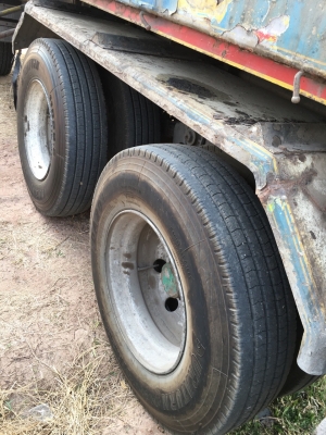 360 ดั๊มเกษตร ปี 56 ยางใหม่ 22 เส้น