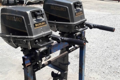 ขาย เครื่องแรง Suzuki 5แรง2จังหวะ หางสั้น เก่าญี่ปุ่น ราคา 15,500