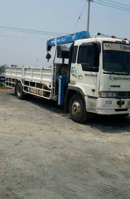 หกล้อ ฮีโน่ เปอร์เฟียร์ 260แรง ติดเครน 5ตัน ท้องวี 4ปอก3ชัก ช่วงยาว6.50ม สภาพดีสวยๆพร้อมใช้ เล่มทะเบียนพร้อมโอน