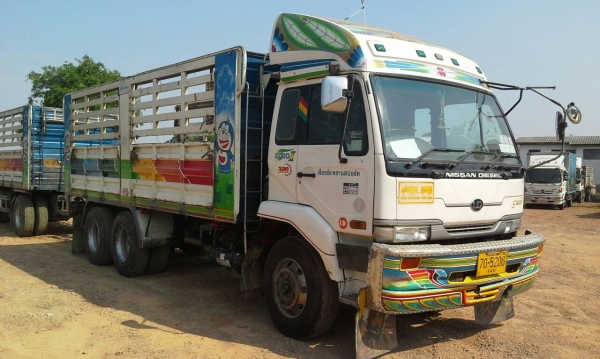 ขาย รถพ่วงไม่ดั๊มพ์/NISSAN/รุ่นCWM/320แรงม้า/ปี52/สภาพพร้อมใช้งาน