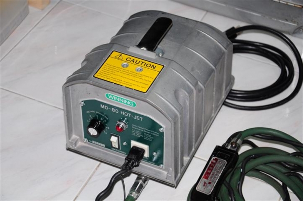 ขายเครื่องเชื่อมพลาสติก ,เป่าลมร้อน ยี่ห้อ WINNING MD-80 HOT JET MADE IN JAPAN
