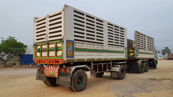 ขาย HINO MEGA 260 แรงม้า แม่ลูกดั้ม ปี 47