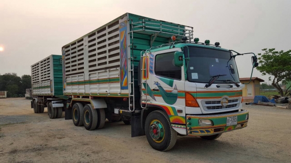 ขาย HINO MEGA 260 แรงม้า แม่ลูกดั้ม ปี 47