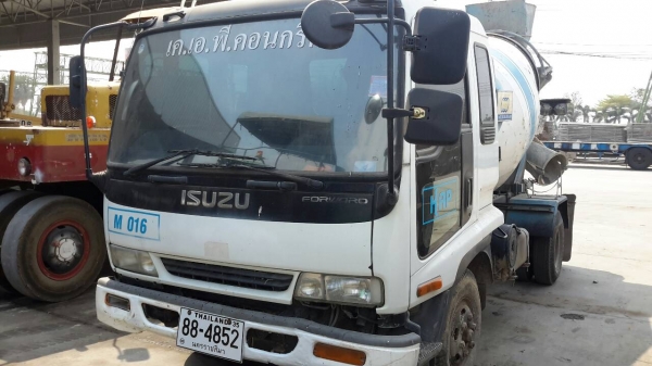 ขาย 790,000 รถโม่ปูน6ล้อ4คิวISUZU เครื่อง 6BG1 160แรง หัวบางยางดีคัชซีสวยรถพร้อมใช้เอกสารพร้อมโอน 090-772-3710 090-772-3708