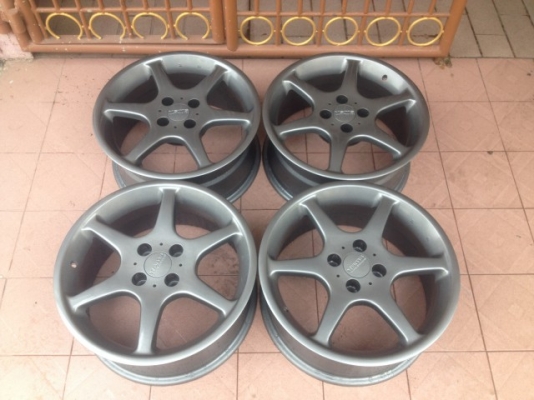 ล้อ SMS GERMANY เเท้ขอบ16กว้าง7นิ้วอ๊อฟ35 4รู100เก็บสีใหม่เก่าญี่ปุ่นสภาพสวย