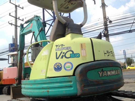 รถขุด Yanmar VIO50 ตีนยาง มือสองนำเข้าจากญี่ปุ่น สภาพพร้อมใช้งาน
