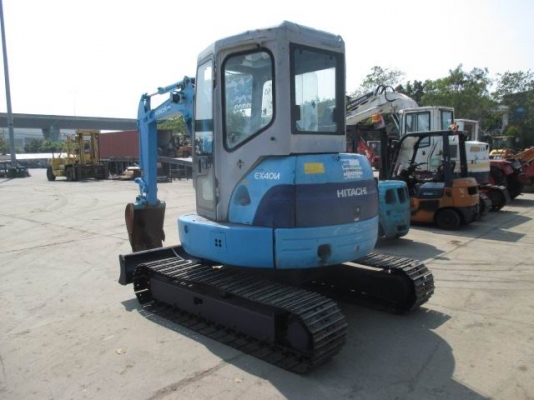 ขายรถขุด HITACHI EX40U รถปี: 1999 มีลายหัวเจาะ ขายรถขุด HITACHI EX40U รถปี: 1999 มีลายหัวเจาะ