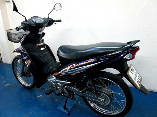 SPARK 115 i  (สต๊าทมือ) สีม่วง รถเดือน มิถุนายน ปี56 ไมล์ 26xxx โล รถที่ประหยัดน้ำมันที่สุด แถม 3 รายการ 21900