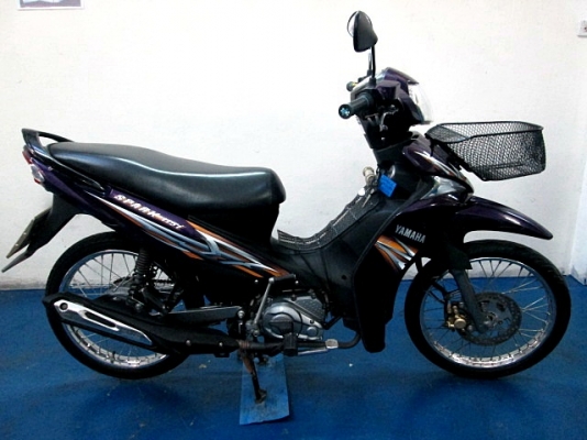 SPARK 115 i  (สต๊าทมือ) สีม่วง รถเดือน มิถุนายน ปี56 ไมล์ 26xxx โล รถที่ประหยัดน้ำมันที่สุด แถม 3 รายการ 21900