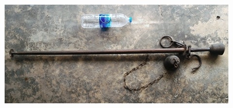 พี่ชายซื้อแล้ว..ตาชั่งโบราณ สภาพนางฟ้าเก่าเก็บ หมุดทองเหลืองครบๆ ตอกโค๊ดแท้