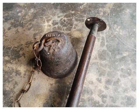 พี่ชายซื้อแล้ว..ตาชั่งโบราณ สภาพนางฟ้าเก่าเก็บ หมุดทองเหลืองครบๆ ตอกโค๊ดแท้