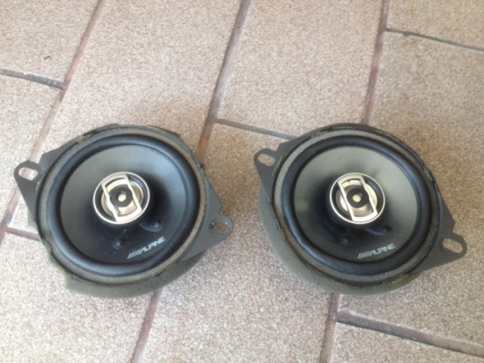 ลำโพง4นิ้ว2ทาง ALPINE STE 100 C เก่าญี่ปุ่นเเท้สภาพดี