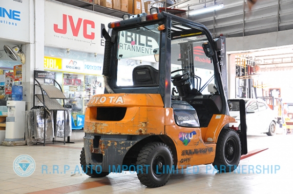 ขายรถโฟล์คลิฟท์มือสอง TOYOTA รุ่น 7FG20-1757 ราคา xxx,xxx บาท สภาพเดิมจากญี่ปุ่นจากประเทศญี่ปุ่น ไม่เคยใช้งานในไทย