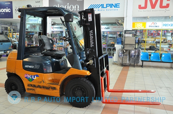 ขายรถโฟล์คลิฟท์มือสอง TOYOTA รุ่น 7FG20-1757 ราคา xxx,xxx บาท สภาพเดิมจากญี่ปุ่นจากประเทศญี่ปุ่น ไม่เคยใช้งานในไทย