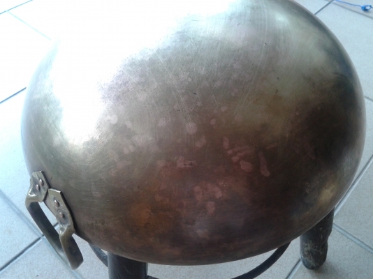 ขายกะทะทองเหลือง เก่าโบราณ