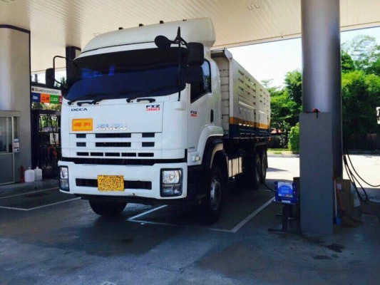ขายรถสิบล้อ Isuzu FXZ 360พ่วงแม่ลูกดั้มสามมิตรปี56 รถสวยพร้อมใช้งาน