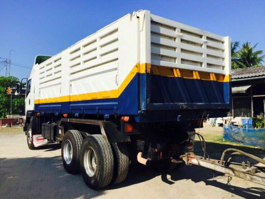 ขายรถสิบล้อ Isuzu FXZ 360พ่วงแม่ลูกดั้มสามมิตรปี56 รถสวยพร้อมใช้งาน