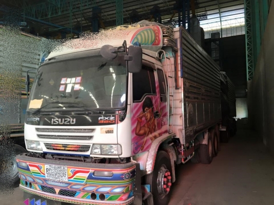 ขายรถสิบล้อ ISUZU DECA FXZ320แรง ปี49 แม็คโหลดดั้มคอกเกษตรมิเนียมชุดใหญ่ อู่ ส.สมบัติ พ่วง22ล้อยาง 80\%ทั้งแม่ลูก รถสวยเดิมๆ