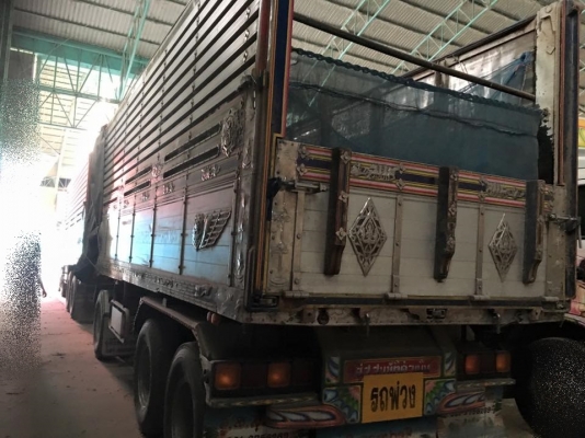 ขายรถสิบล้อ ISUZU DECA FXZ320แรง ปี49 แม็คโหลดดั้มคอกเกษตรมิเนียมชุดใหญ่ อู่ ส.สมบัติ พ่วง22ล้อยาง 80\%ทั้งแม่ลูก รถสวยเดิมๆ