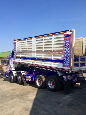 ขายรถ 12 ล้อ 2 เพลา แม่เดี่ยว กระบะเหล็กคอกเกษตรดั้ม อู่.มีโชครุ่งเรืองกิจ HINO PROFIA เครื่อง P11C-325 แรง รถสวย ยางใหม่ 12 เส้น ราคา1550000 สนใจรีบจองด่วน