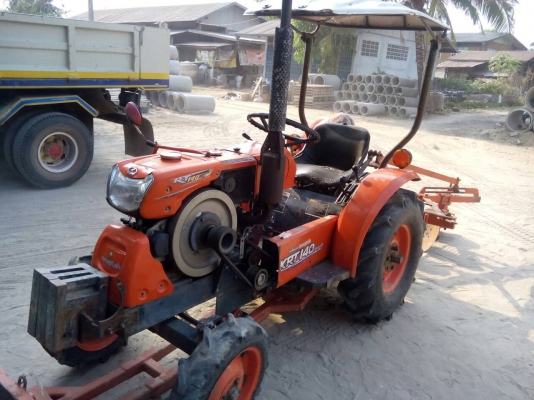 ขายครับKRT140 ดันหน้า ผาน3 คราด ล้อเหล็ก